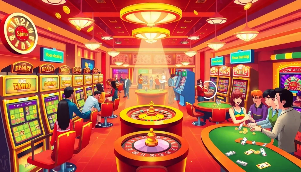 Experience the thrill of gambling at trang nổ hũ uy tín with vibrant casino activities and engaging gamers all around.