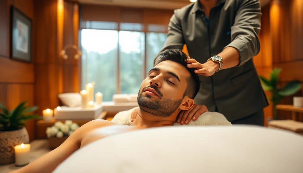 Experience soothing relaxation with 호치민 불건마 in a serene spa setting.