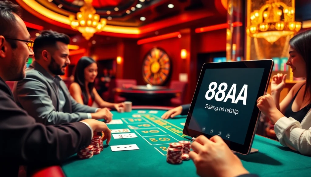 Experience the thrill of poker at a casino with 88AA đăng nhập offering seamless online play and real-time action.